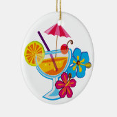 Tropische cocktail keramisch ornament (Rechts)