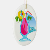 Tropische cocktail keramisch ornament (Rechts)