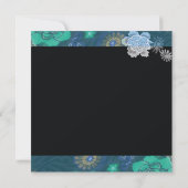 Tropische cocktails 30e verjaardagsfeest kaart (Achterkant)