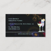 Tropische cocktails Event Planner Visitekaartje (Achterkant)