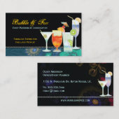 Tropische cocktails Event Planner Visitekaartje (Voorkant / Achterkant)