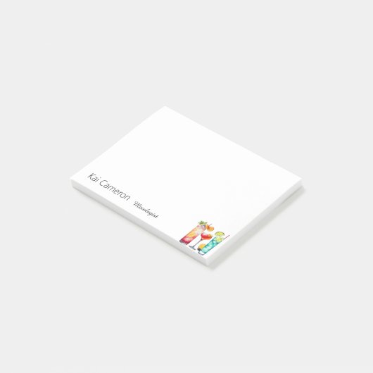 Tropische cocktails op maat Post-It Notes (Schuin)