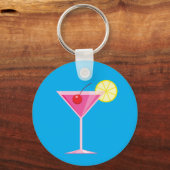 Tropische cocktailSleutelhanger Sleutelhanger (Voorkant)
