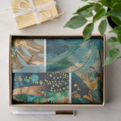 Tropische Collage Decoupage Tissuepapier (Geschenk)
