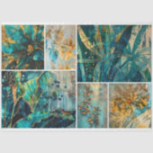Tropische Collage Decoupage Tissuepapier (Voorkant)