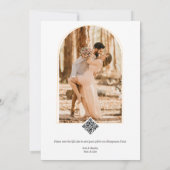 Tropische Cruise Honeymoon Fund Couples Douche Kaart (Achterkant)