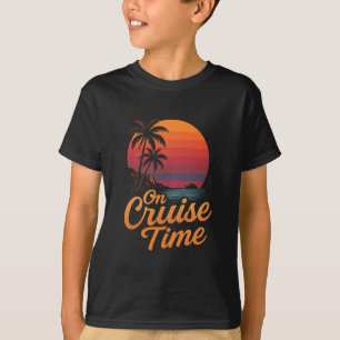Tropische cruise op vakantie met palmboom Su T-shirt