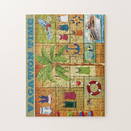 Tropische cruise puzzel (Verticaal)