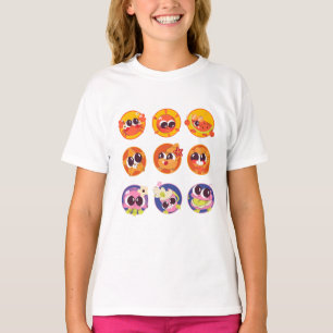 Tropische Cutie Squad Meisjes Kawaii Zomer Oceaan T-shirt