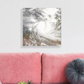 Tropische Cyclone Billy Canvas Afdruk (Insitu (Woonkamer))