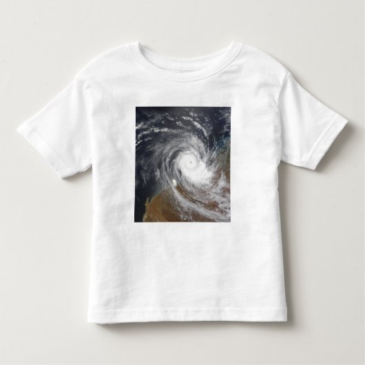 Tropische Cyclone Billy over Australië 2 Kinder Shirts (Voorkant)