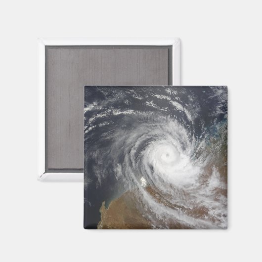 Tropische Cyclone Billy over Australië 2 Magneet (Voorkant / Achterkant)