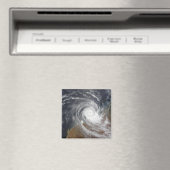 Tropische Cyclone Billy over Australië 2 Magneet (Insitu (Vaatwasser))