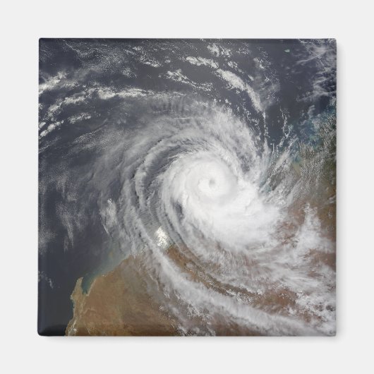 Tropische Cyclone Billy over Australië 2 Magneet (Voorkant)