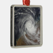 Tropische Cyclone Billy over Australië 2 Metalen Ornament (Rechts)