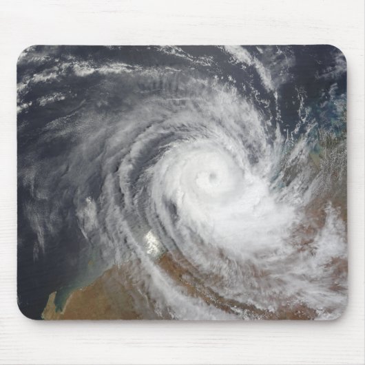 Tropische Cyclone Billy over Australië 2 Muismat (Voorkant)