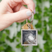 Tropische Cyclone Billy over Australië 2 Sleutelhanger (Hand)