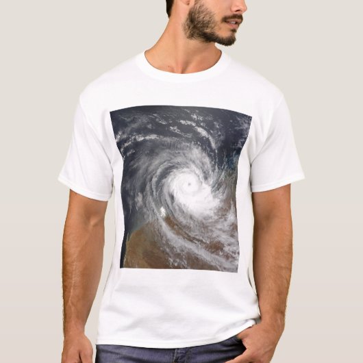 Tropische Cyclone Billy over Australië 2 T-shirt (Voorkant)