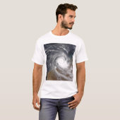 Tropische Cyclone Billy over Australië 2 T-shirt (Voorkant volledig)