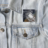 Tropische Cyclone Billy over Australië 2 Vierkante Button 5,1 Cm (In situ)