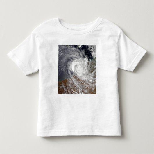 Tropische Cyclone Billy over Australië Kinder Shirts (Voorkant)