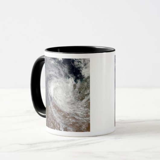 Tropische Cyclone Billy over Australië Mok (Voorkant links)