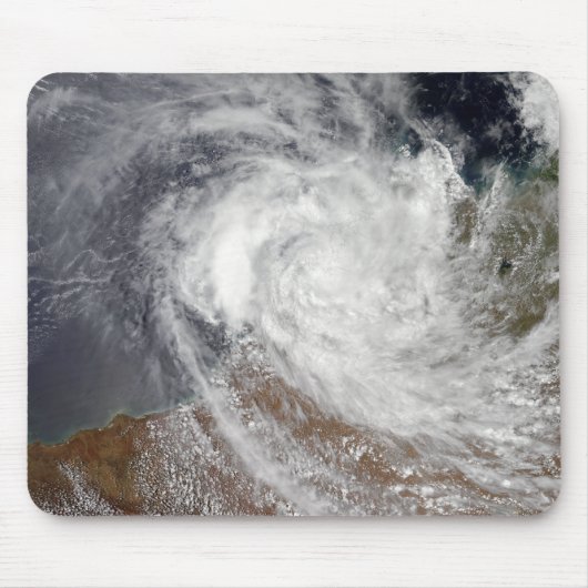 Tropische Cyclone Billy over Australië Muismat (Voorkant)