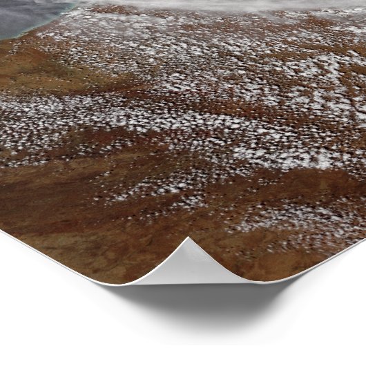 Tropische Cyclone Billy over Australië Poster (Hoek)