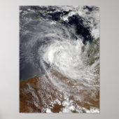 Tropische Cyclone Billy over Australië Poster (Voorkant)