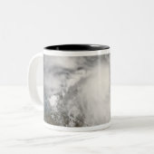 Tropische Cyclone Billy Tweekleurige Koffiemok (Voorkant links)