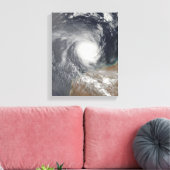 Tropische Cyclone Billy uit Australië Canvas Afdruk (Insitu (Woonkamer))