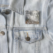 Tropische Cyclone Billy Vierkante Button 5,1 Cm (In situ)