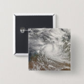 Tropische Cyclone Billy Vierkante Button 5,1 Cm (Voorkant /achterkant)