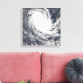 Tropische cyclone Carina Canvas Afdruk (Insitu (Woonkamer))