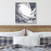 Tropische cyclone Carina Canvas Afdruk (Insitu (Slaapkamer))