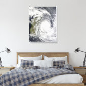 Tropische Cyclone Gael van Madagascar 2 Canvas Afdruk (Insitu (Slaapkamer))