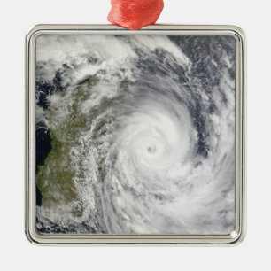 Tropische Cyclone Gael van Madagascar 2 Metalen Ornament