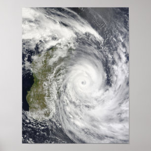 Tropische Cyclone Gael van Madagascar 2 Poster