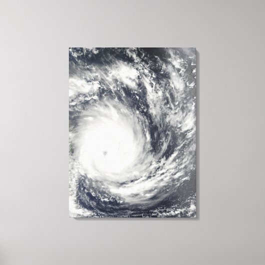 Tropische Cyclone Gael van Madagascar Canvas Afdruk (Voorkant)