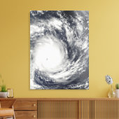 Tropische Cyclone Gael van Madagascar Canvas Afdruk (Insitu (Woonkamer))