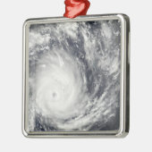 Tropische Cyclone Gael van Madagascar Metalen Ornament (Links)