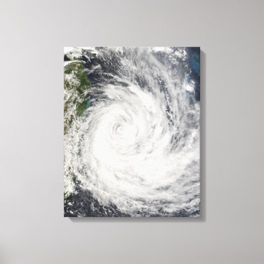 Tropische Cyclone Gamede van Madagascar Canvas Afdruk (Voorkant)
