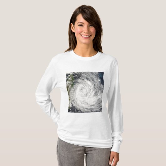 Tropische Cyclone Gamede van Madagascar T-shirt (Voorkant volledig)