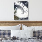 Tropische Cyclone Hamish over Australië Canvas Afdruk (Insitu (Slaapkamer))