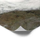 Tropische Cyclone Hamish over Australië Poster (Hoek)