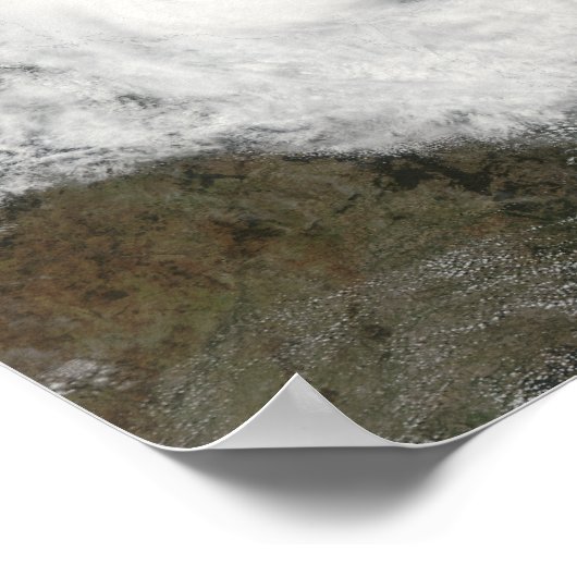 Tropische Cyclone Hamish over Australië Poster (Hoek)