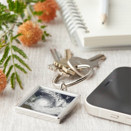 Tropische Cyclone Hamish over Australië Sleutelhanger (Zijkant)