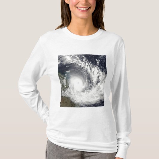 Tropische Cyclone Hamish over Australië T-shirt (Voorkant)