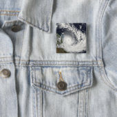 Tropische Cyclone Hamish over Australië Vierkante Button 5,1 Cm (In situ)