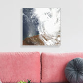 Tropische Cyclone Laurence Canvas Afdruk (Insitu (Woonkamer))
